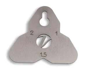 Racloir de nettoyage rayons 1,2 et 3mm Virutex 5031110
