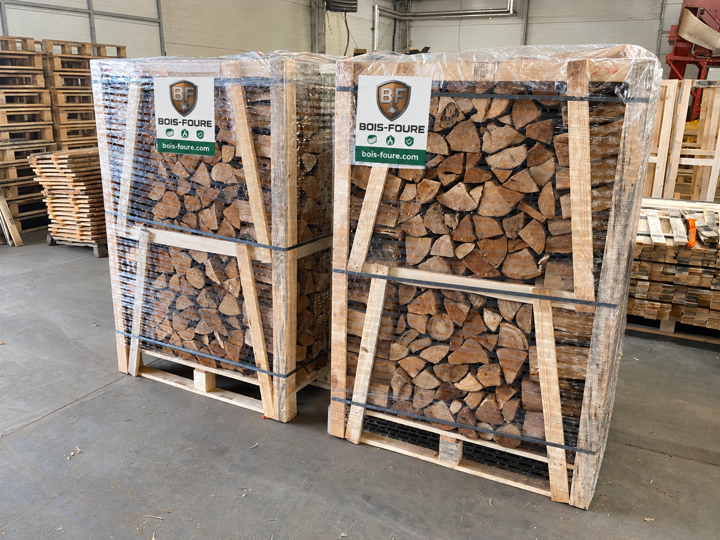 Caisse de bois de chauffage en hêtre séché au four de GRANDE qualité supérieure – Image 2