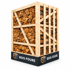 Caisse de bois de chauffage en hêtre séché au four MAX de qualité supérieure