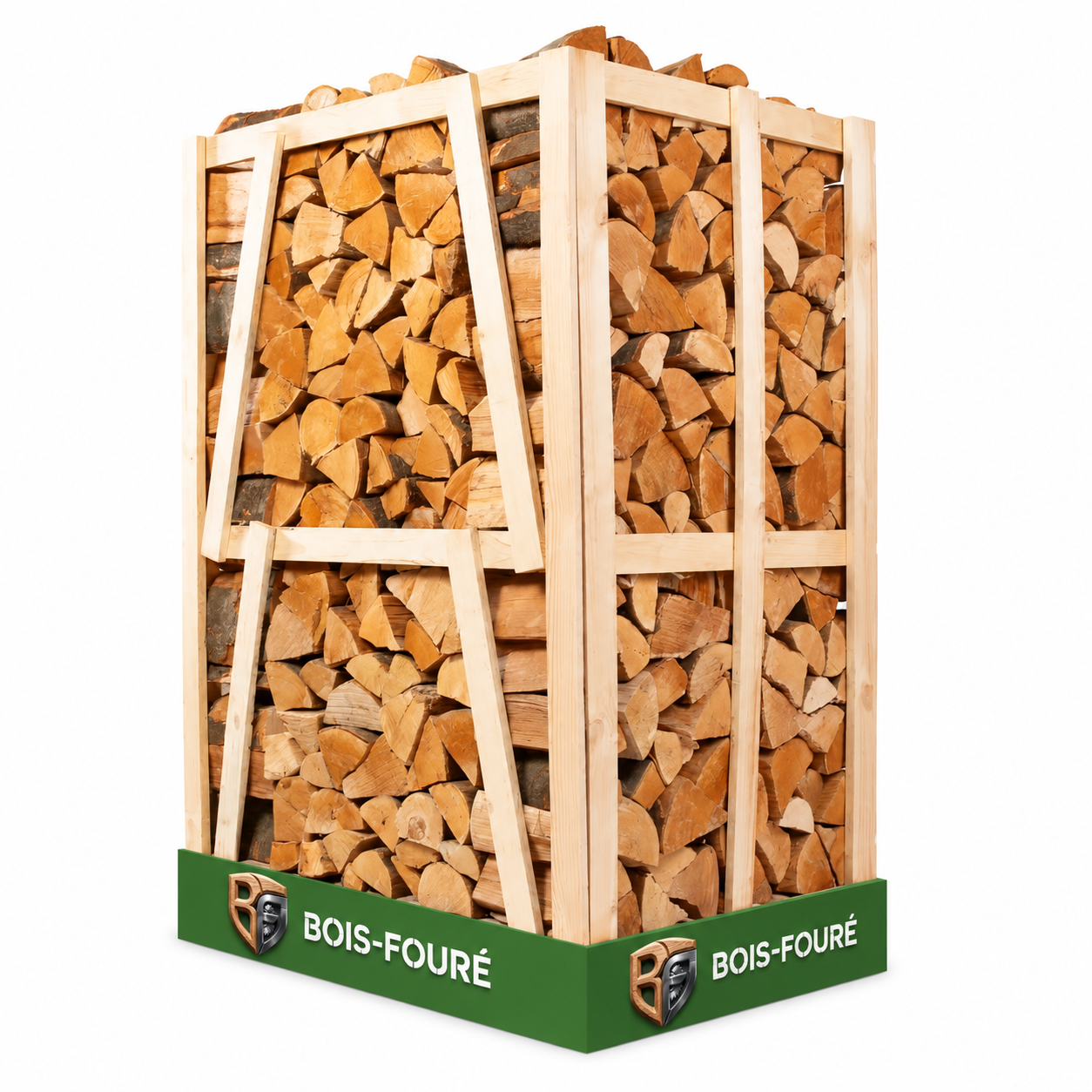Caisse de bois de chauffage en hêtre séché au four de GRANDE qualité supérieure
