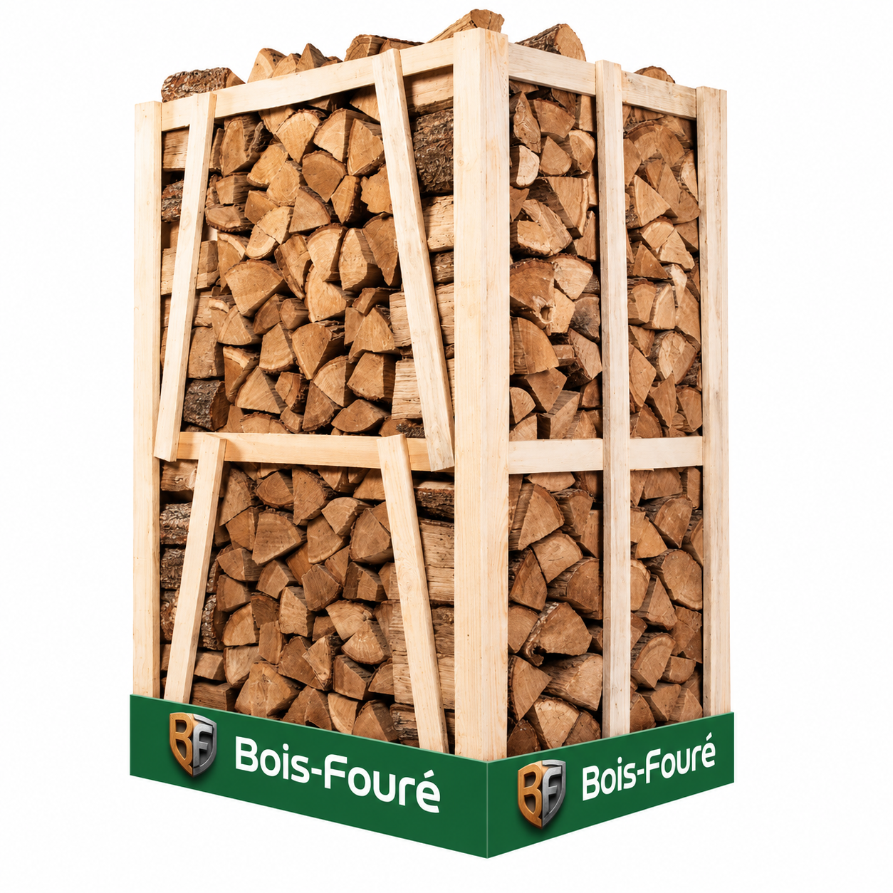 Caisse de bois de chauffage en chêne séché au four GRANDE qualité supérieure